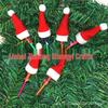 Mini Christmas Hat Ornaments - Non-Woven Christmas Lollipop Hats