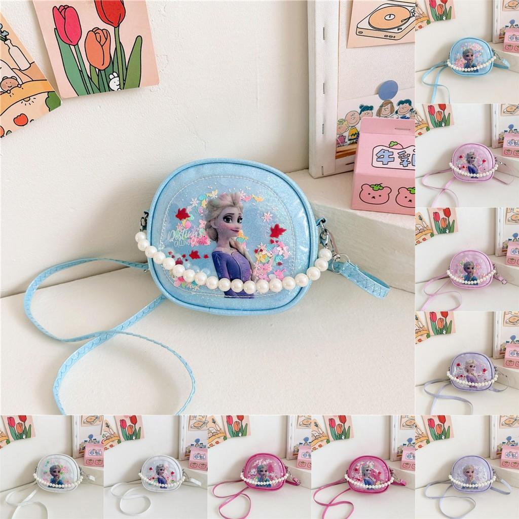 Frozen Elsa Princess Kids Handbag Single Shoulder Crossbody Bag Gift Fashion