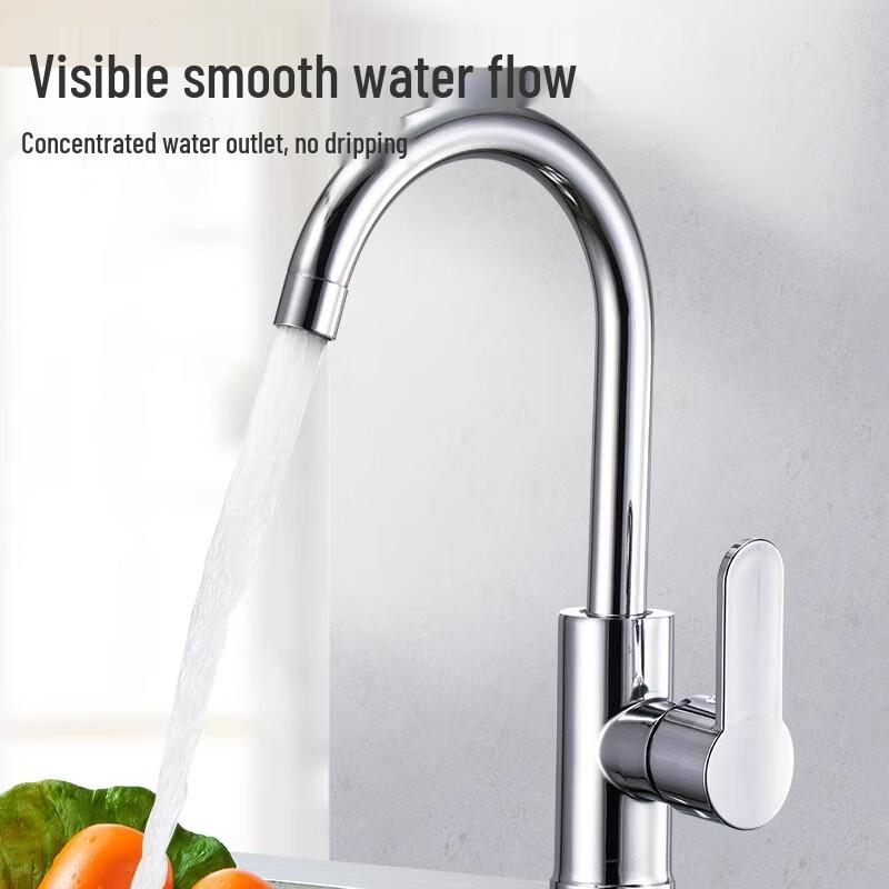 ZISIZ SUS304 Einloch-Kaltwasser-Küchenarmatur