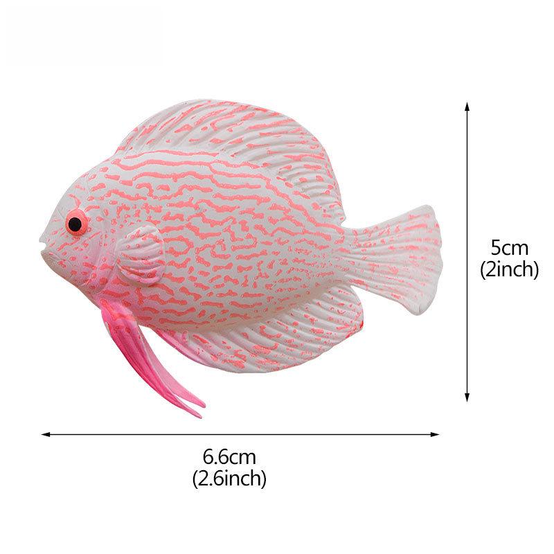 Tropical Aquarium Luminous Fish Decorations - Clownfish, Guppy, Angelfish Simulation