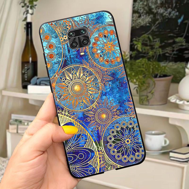 For Xiaomi Redmi Note 9 Pro Case Note9 9S Flowers Silicone Soft TPU Back Cover For Xiaomi Redmi Note 9Pro Max Case Coque Fundas