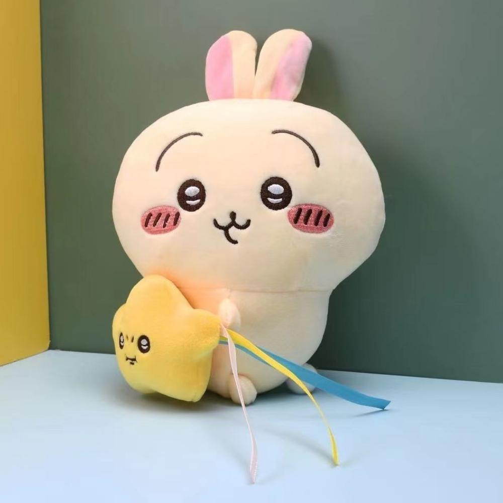 Chiikawa Plush Doll Kawaii Pendant Star Hugging Series Hachiware Usagi Cartoon Keychain Hanging Keychain Plush Doll Accessories