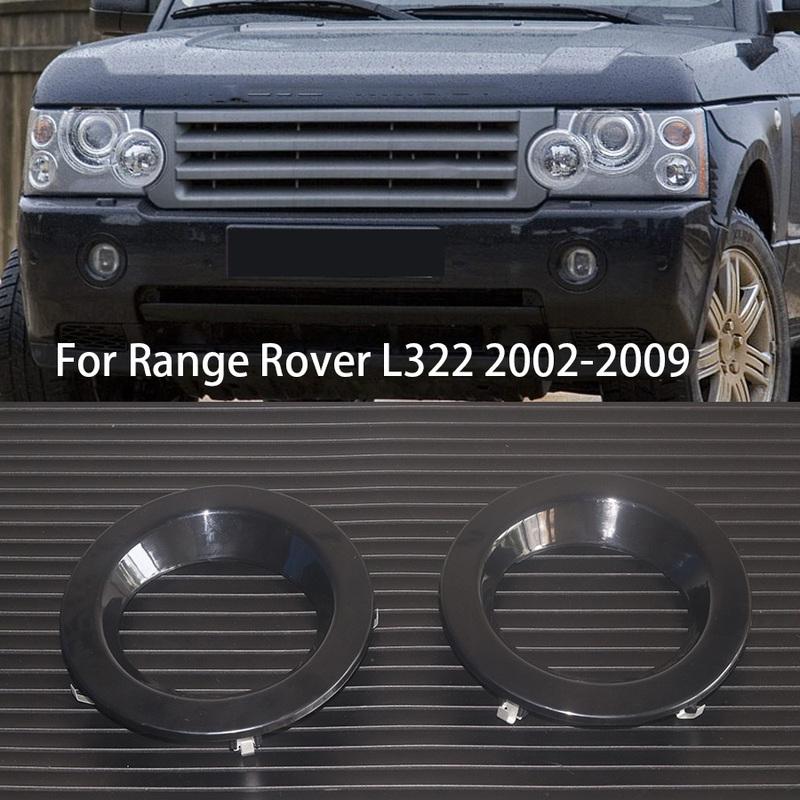 Wooeight 2Pcs Front Bumper Fog Lamp Light Bezel Cover Fit For Land Rover Range Rover L322 2002-2009 2010-2012 Car Acceesories