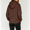 Women Oversized Hoodie Zip Up Sweatshirt Long Sleeve Casual Hooded Jacket Lightweight Sportswear