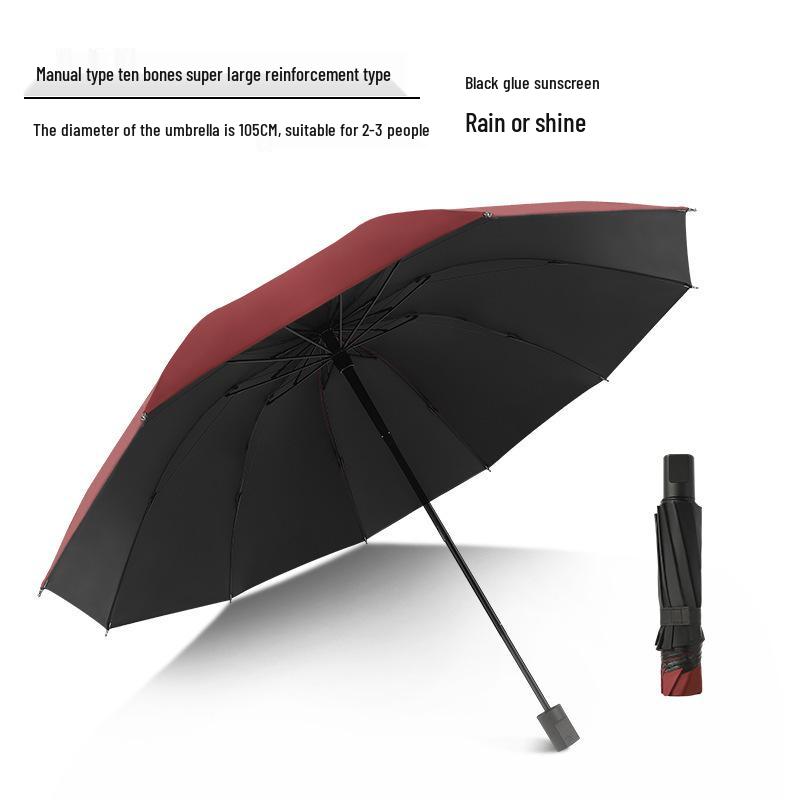 Stabiler winddichter automatischer Faltregenschirm für Männer und Frauen – Großer Sonnenschutz für jedes Wetter, anpassbar für Werbung