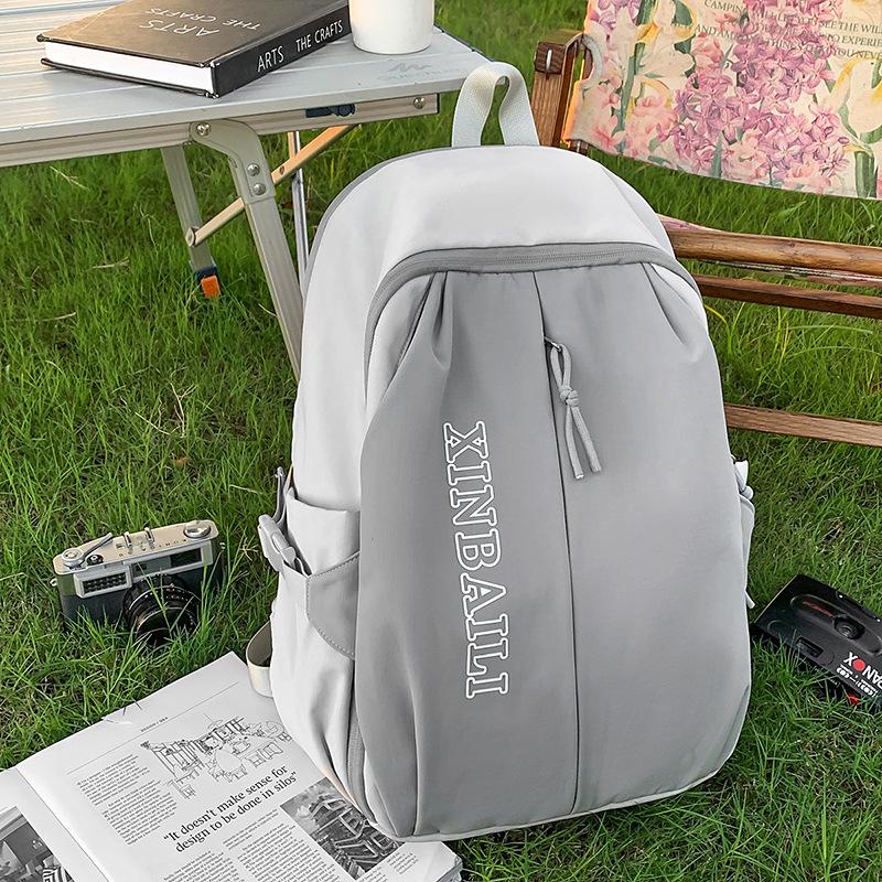 New Casual Backpack Outdoor Light Mountaineering Backpack Cycling Travel Large Capacity Backpack Student School Bag