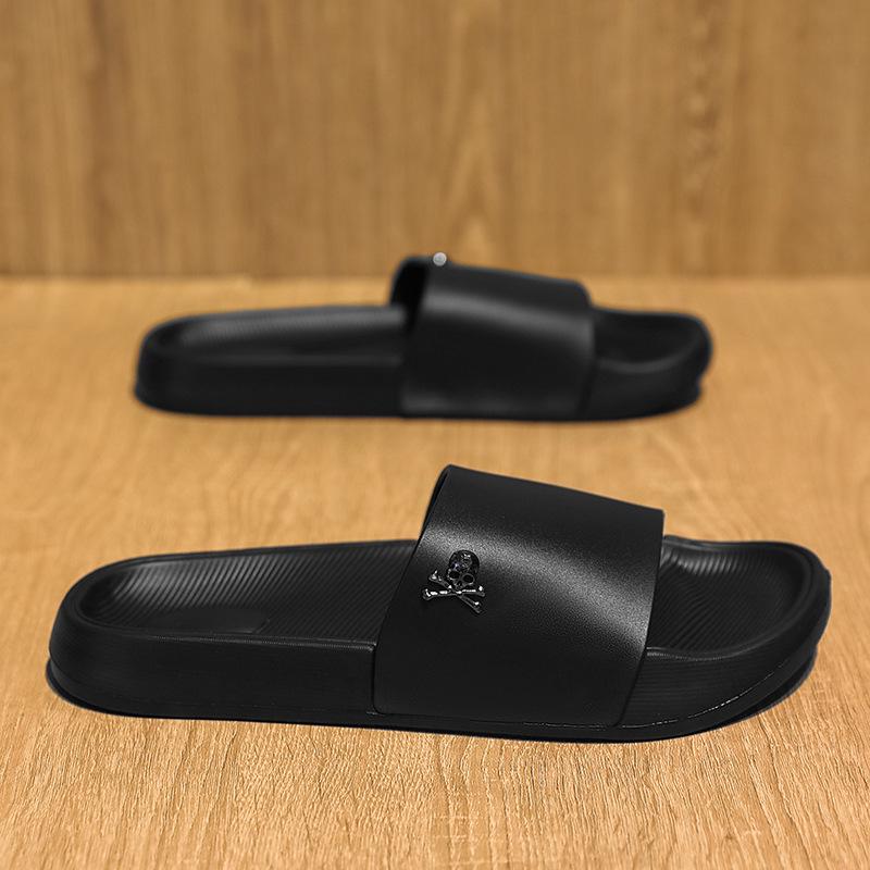 

2025 Мужские легкие шлепанцы премиум-класса с одним ремешком больших размеров для дома 40/41