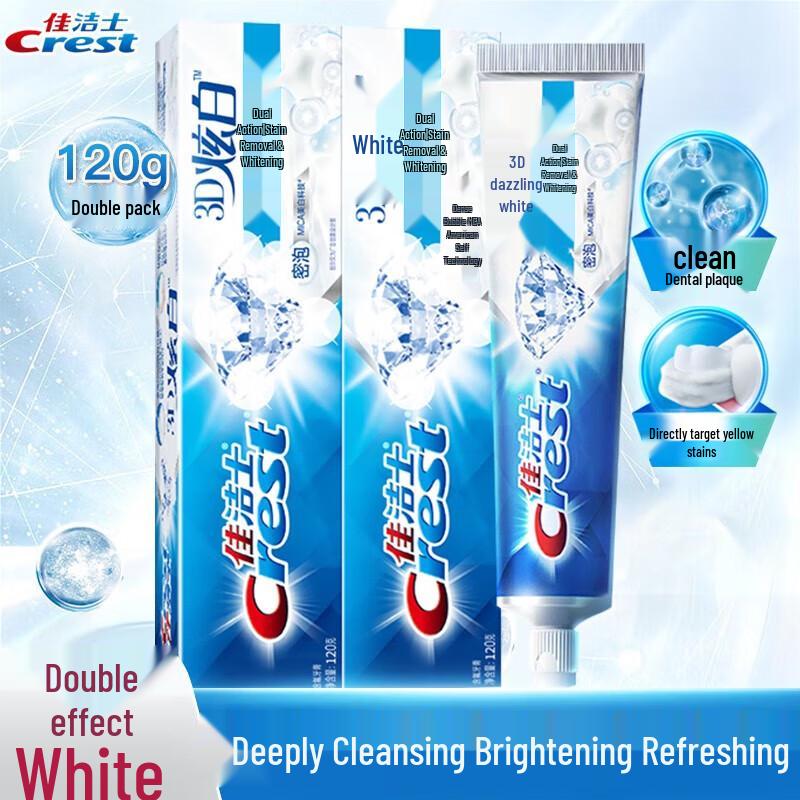 

Crest 3D White Dual Action Fresh Breath Toothpaste