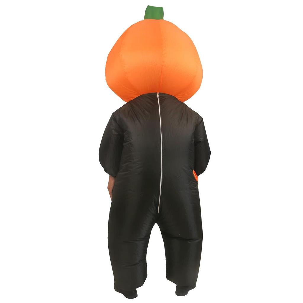 Kürbiskopf Rippen aufblasbarer Anzug, Erwachsener