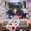 VIKAMA Ice Hockey Youth Face Tapestry American Youth Style Atmosphere Ins Style Room Decoration Home Decoration