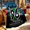 Custom Name Personalized Hannover 96 Football Print Blanket, Home Decor, Bedroom, Sofa, Camping, Couch, Gifts for Birthday ChristmasEnthusiasts