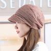 Embroidery Women Baseball Cap Breathable Turban Beanies Hat Flower Beanie Cap  Autumn Summer