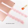 Lace Butterfly Bra Straps 1 Pair Faux Pearl Adjustable Buckle Non-slip for Backless Cocktail Dress Party