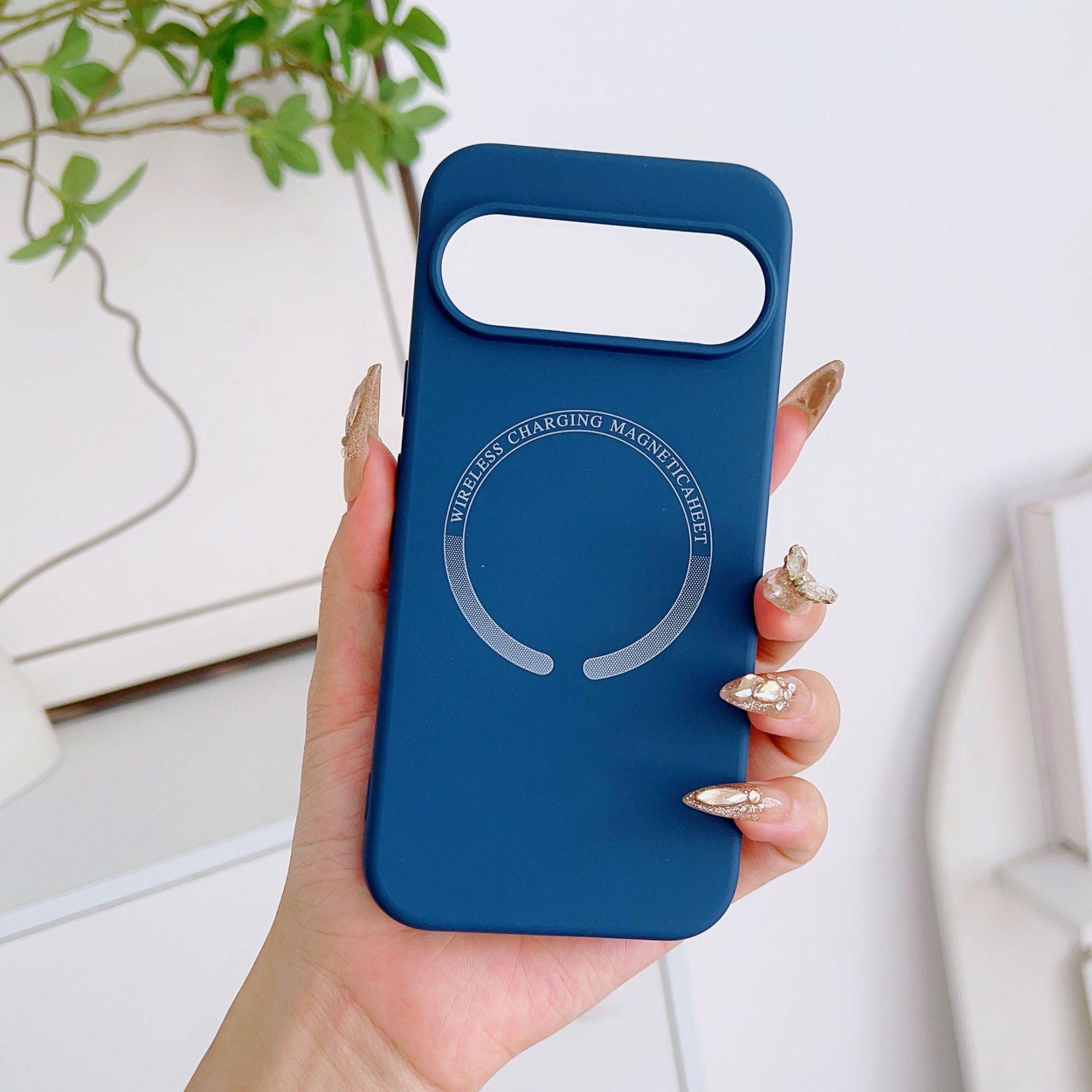 

Google Pixel 10 Liquid Silicone Magnetic Phone Case (Straight Edge) Pixel 8 Pro