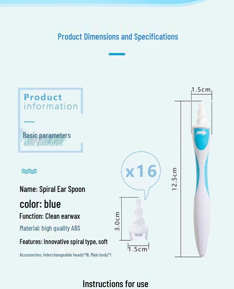 Spiral Ear Cleaner Manual Tool