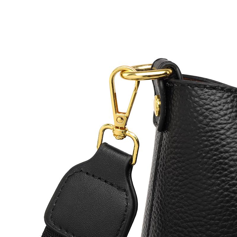 Hohe Qualität Weiche Kuh Leder Handtasche Luxus Frauen Eimer Messenger Schulter Umhängetasche Weibliche Mode Echtes Leder Tote