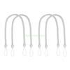 24TE 4Pack Elegant Bohos Styles Cotton Rope Curtain Tiebacks Soft Handwovens Decorative