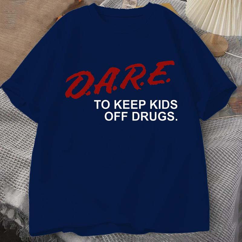Dare Shirt Retro Dare Shirt 90s Vintage Style Dare T Shirt Crew Neck Short Sleeve Tshirt Summer Unisexs Tshirt