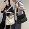 Large Canvas Messenger Bags for Woman 2026 Women Shoulder Crossbody Bag Harajuku Cott Cloth Student Book Bags Female Handbags