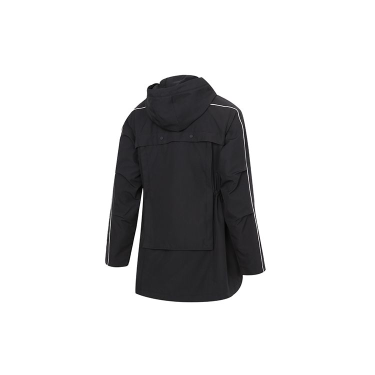 Adidas CNY Series Warm Woven Fleece-Lined Hooded Jacket Women Jacket Black GP0625