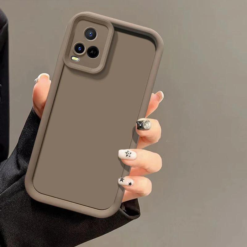 For Vivo V21E 4G Case V21 E Capa On Vevo Y73 2021 Phone Cases Protection Camera Anti Drop Protection Soft Back Cover Coque Funda