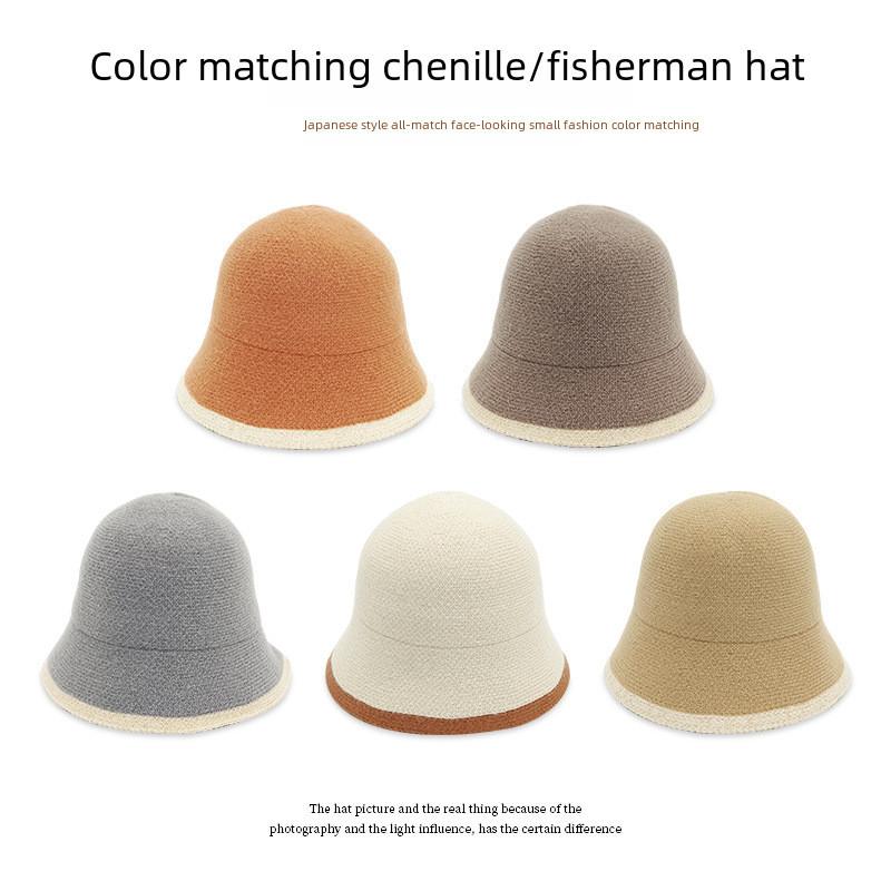 Chic Fisherman Bucket Hat For Winter With Warm Acrylic Material For Unisex Outdoor Use