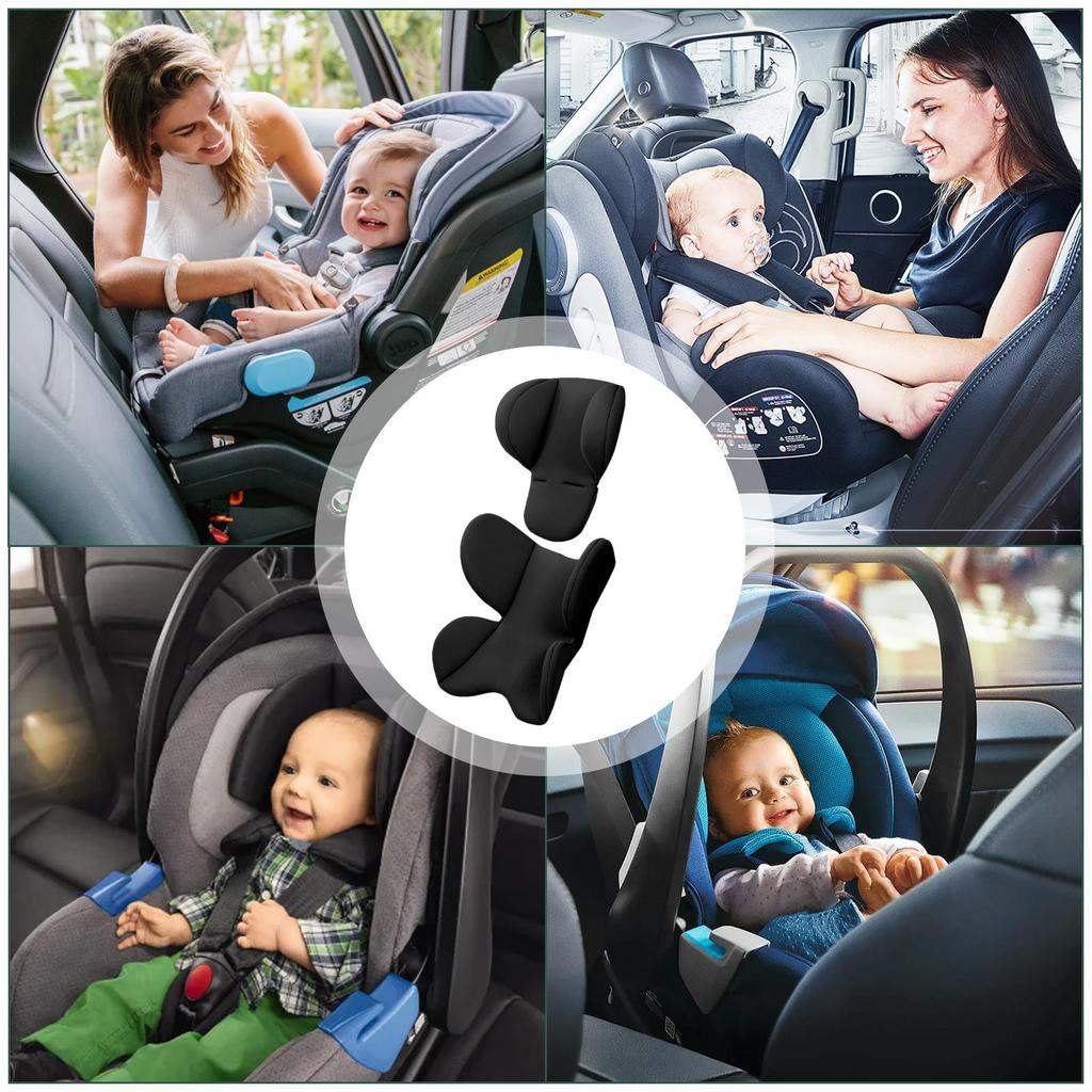 Newborns Car Seat Insert Pad Head And Body Support Pillow Infant Car Seat Insert Head Neck Seat Insert Pad Body Support Headrest