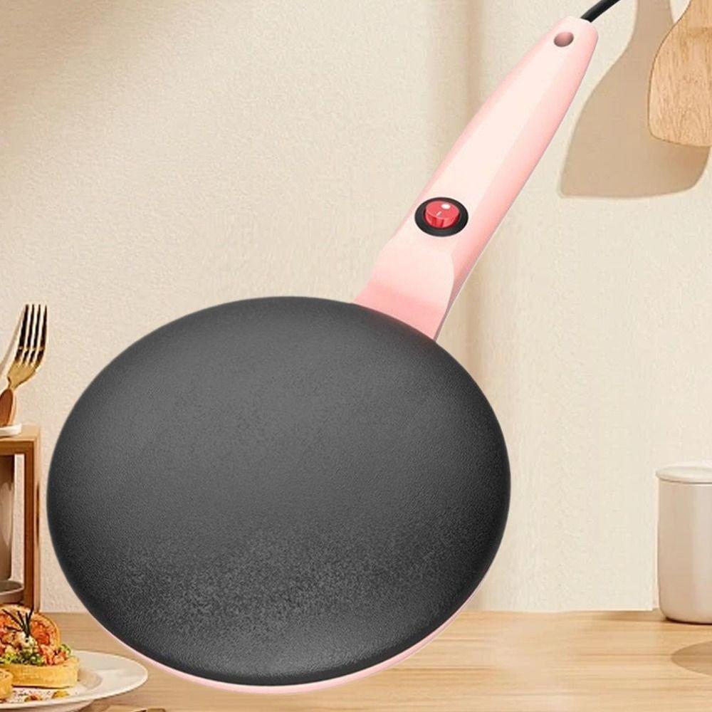 Ergonomic Grip Crepe Maker Nonstick Electric Pancake Pan Electric Crepe Maker Breakfast Cooking