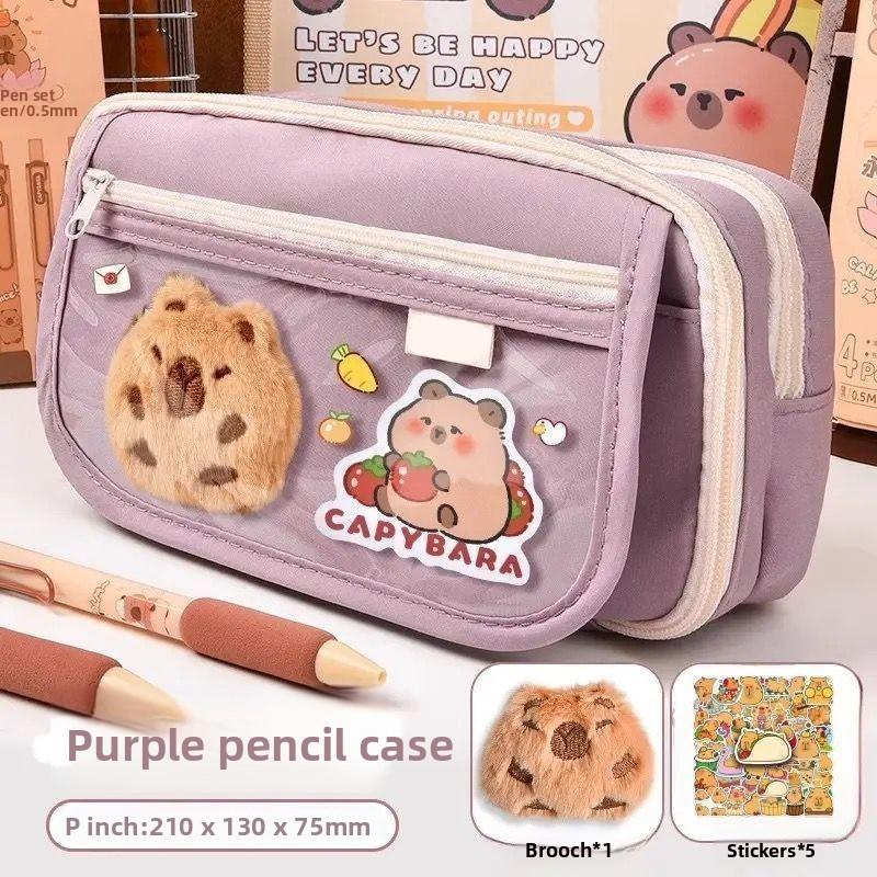 Dolphin Nine Layer Pen Bag Large Capacity Pain Pack Pen Bag Multi Functional Stationery Box Pen Box Back To School Season