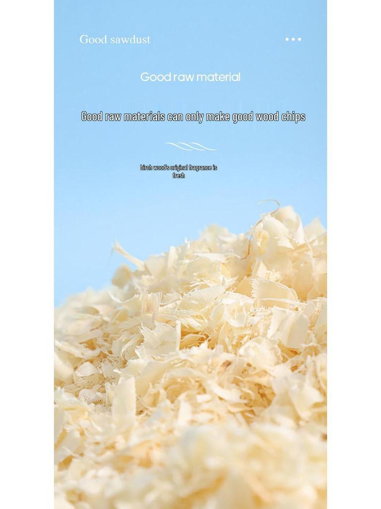 Deodorizing Aspen Wood Shavings & Cotton Bedding for Hamsters and Chinchillas - Low Dust, Cozy Winter Supplies