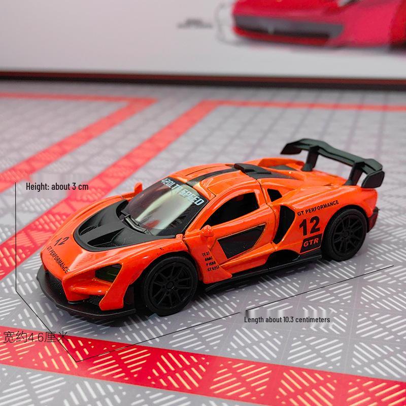 1:43 Alloy Pull-Back Sports Car Toy Figurine for Kids - Claw Machine Gashapon Gift.