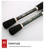 Ultra-Compact Carbon Telescopic Fishing Rod - Portable Mini Lure Rod with Gun and Straight Handle for Long Casting