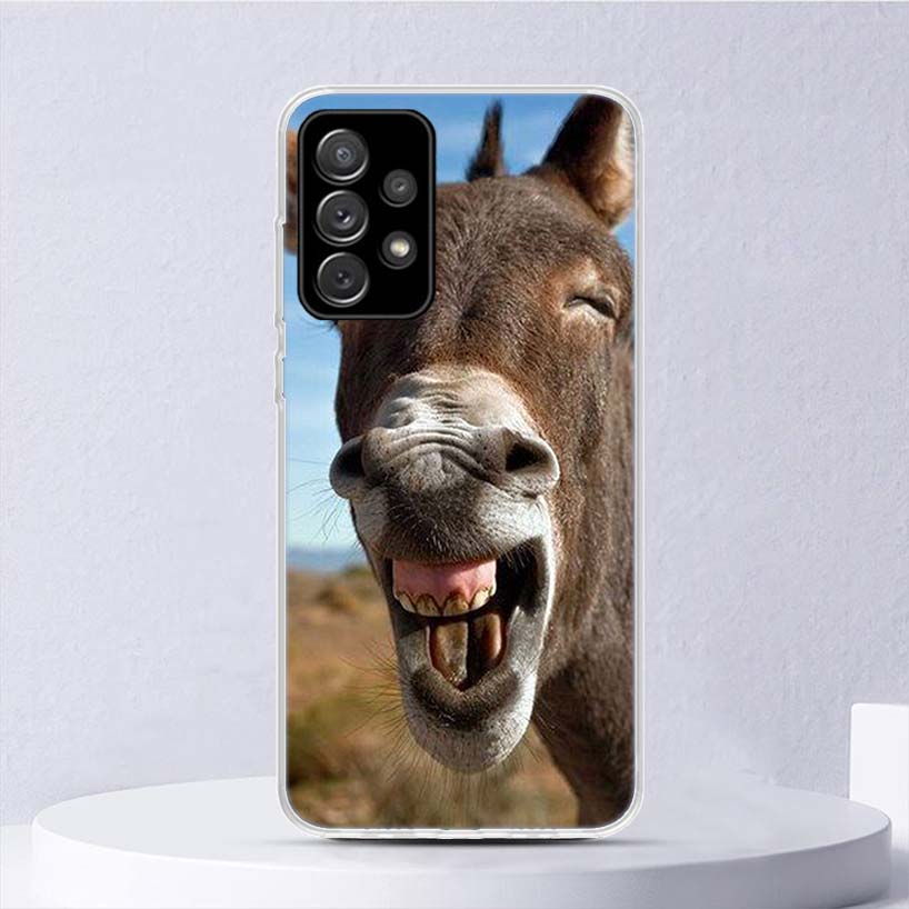

Funny Donkey Soft Case For Samsung Galaxy A17 A16 A26 A36 A56 A15 A14 A13 A55 A54 A53 Phone Cover A25 A35 A24 A34 A23 A33 Samsung A16