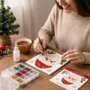 Colorful Glass Christmas Sea Glass Painting Art Set DIY Sea Glass Mosaic Set  Christmas Decor