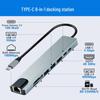 8-in-1 USB-C Hub: Type-C To HDMI, Network Card Converter, Multifunctional Dock
