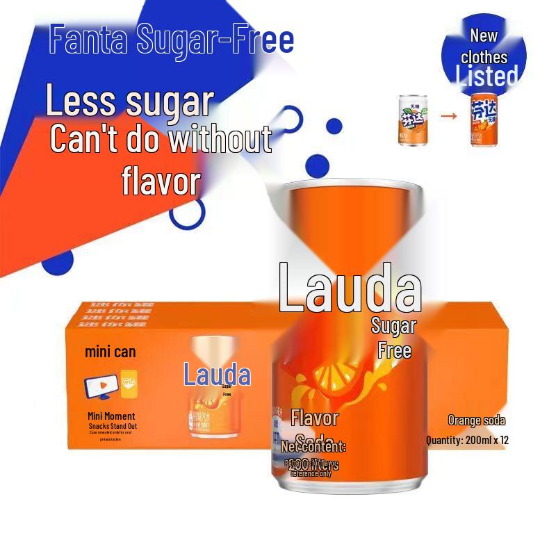 Fanta Sugar-Free Soda (12 x 200ml)