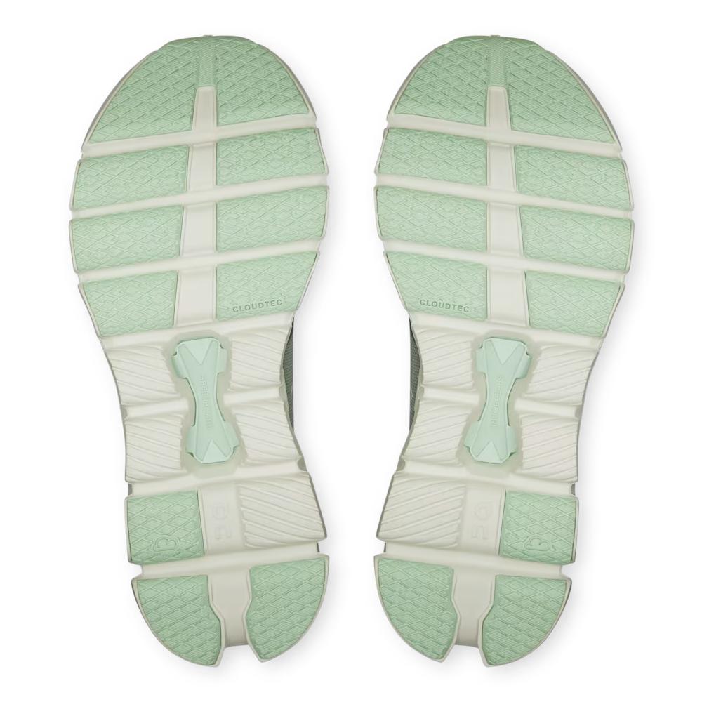 On Cloud X4 Comfortable Fitting Running Shoes Women Sneaker Gray Green 3WE30074422