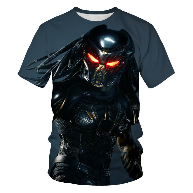 Movie The Predator 3D Printed Men's Cartoon T-shirt Men Women Harajuku Fashion Casual Oversized T-shirt Cool Tee Tops 6XL