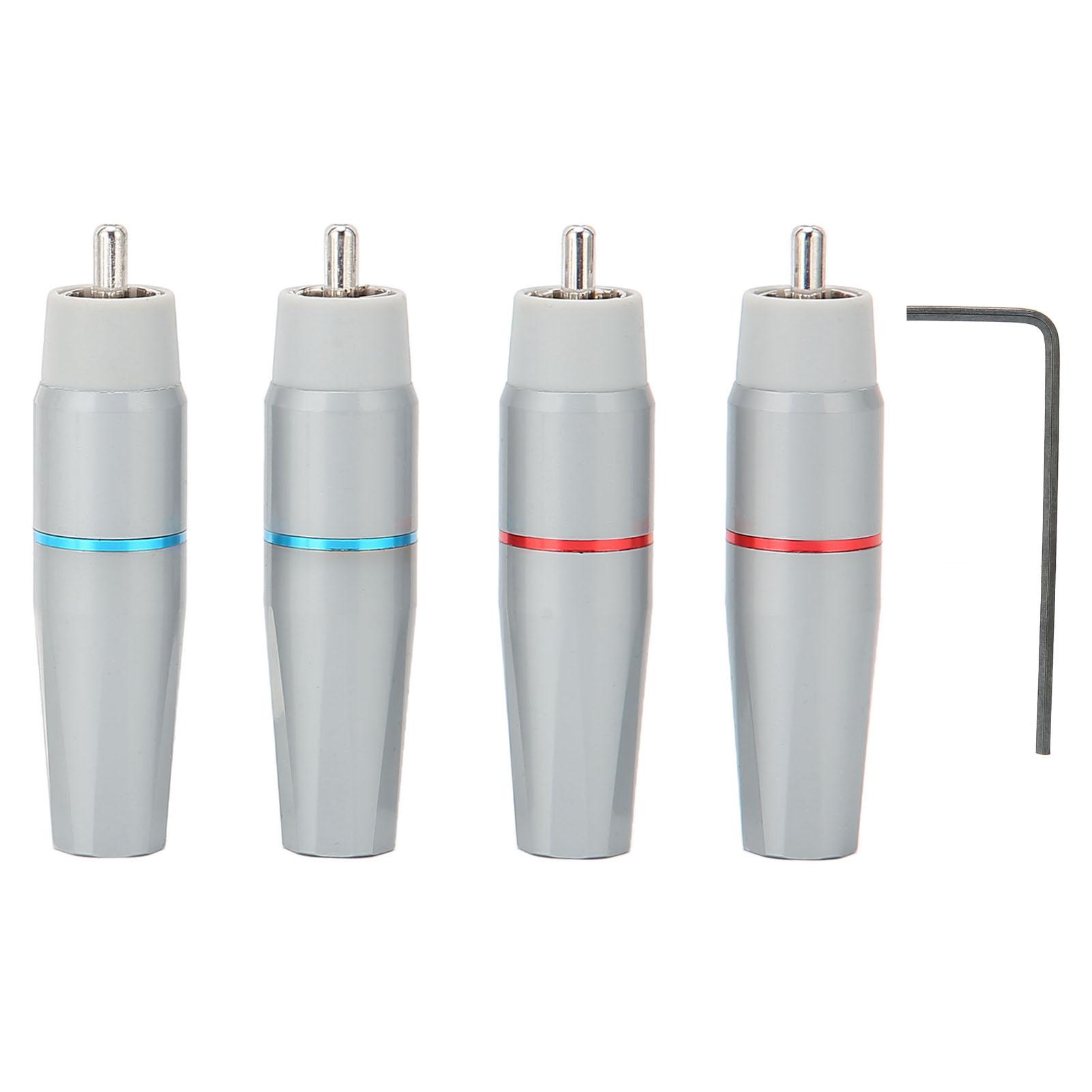 

R200R o Plug HiFi 4-слойный проводник из чистой меди с покрытием Звуковой разъем