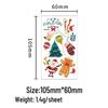 Kids' Waterproof Christmas Glow Tattoos - Festive Cartoon Stickers for Holiday Parties