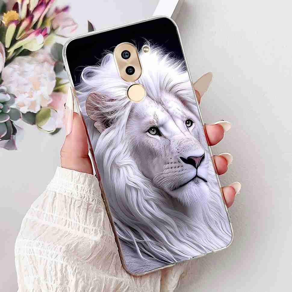 For Huawei Honor 6X BLN-AL10 Case Cute Cartoon Painting Soft Silicone TPU Cover For Honor 6X 6x BLN-L21 5.5" Popular Cats Shell