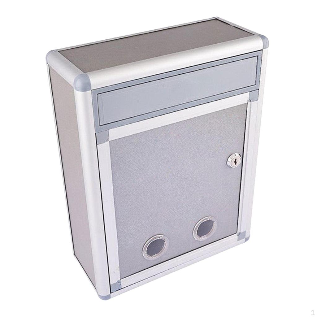 Locking Wall Mounted Mailbox with Key Lock for Business