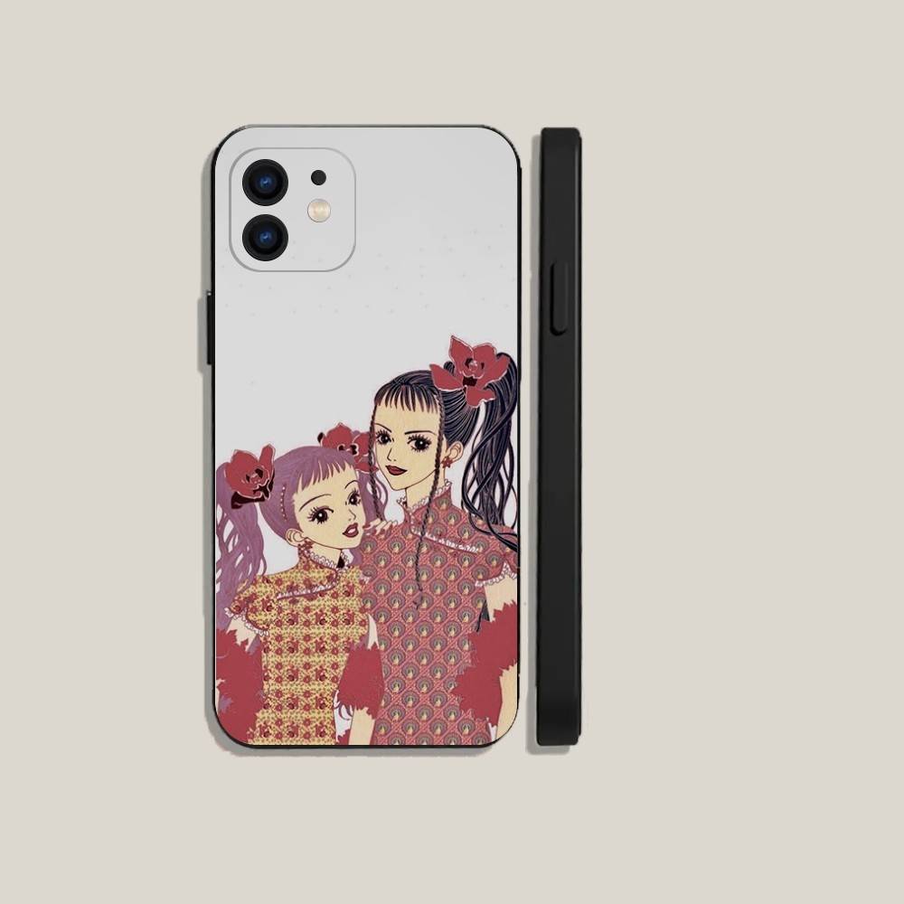 

Чехол для телефона с мангой P-Paradise Kiss для iPhone16,15,14,13,12,11,Plus,Pro Max,XS,X,XR,SE,Mini,8,7 Мягкий силиконовый черный чехол iPhone13PROMAX