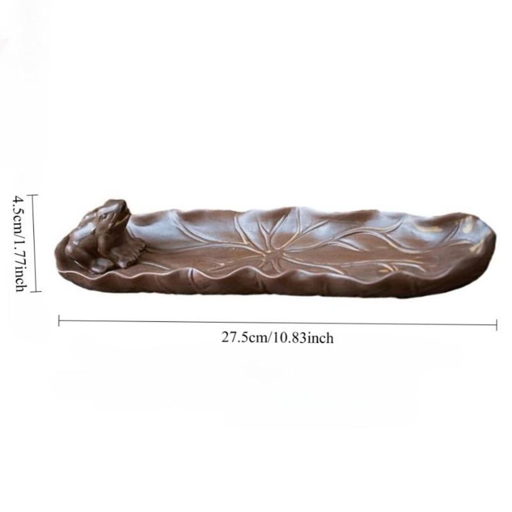 Frog Backflow Incense Burner for Incense Stick Creative Censer Home Decor Tabletop Ornament Living Room Incense Holder 1PC