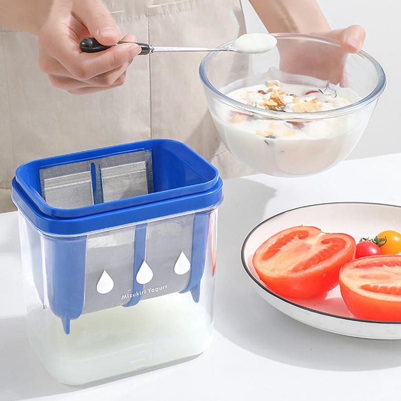 Coffee Yogurt Filter Maker Self-Made Greek- Yogurt Soybean Milk Cheese Whey Separator Water Draining Fine Mesh Strainer