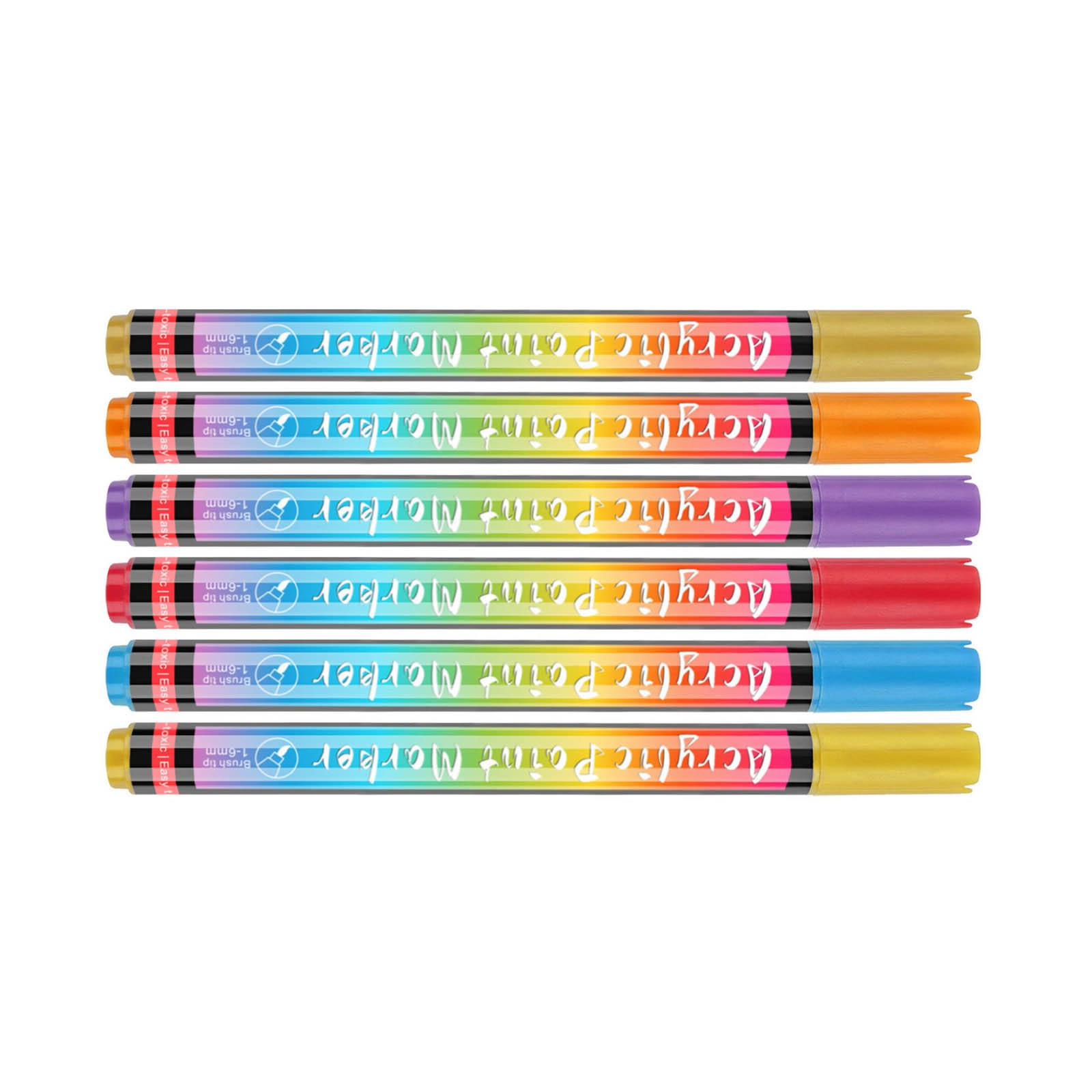 

6 шт. Ручки для лака для ногтей для домашних животных, быстросохнущие, безопасные, без запаха, для стильного нейл-арта для собак, для дома и салонов для домашних животных A