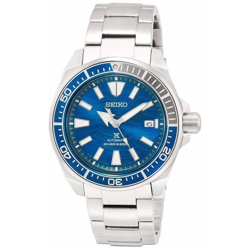 

Годинник Seiko Prospex Механічний годинник, Спеціальна серія Save the Ocean, Синій циферблат, Samurai SBDY029, Чоловічий, Сріблястий