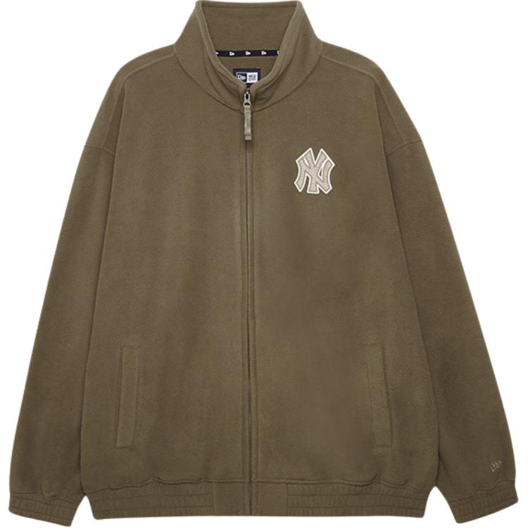 New Era MLB New York Yankees Craft Reconstruction Series Solid Color Brand Logo Loose Fit Stand Collar Versatile Casual Jacket Unisex Jackets 14450466