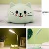 1 ks LED stolní lampa Cartoon Cartoon Roztomilá kočka noční světlo USB dobíjecí stolní lampa Stolní lampa HMM