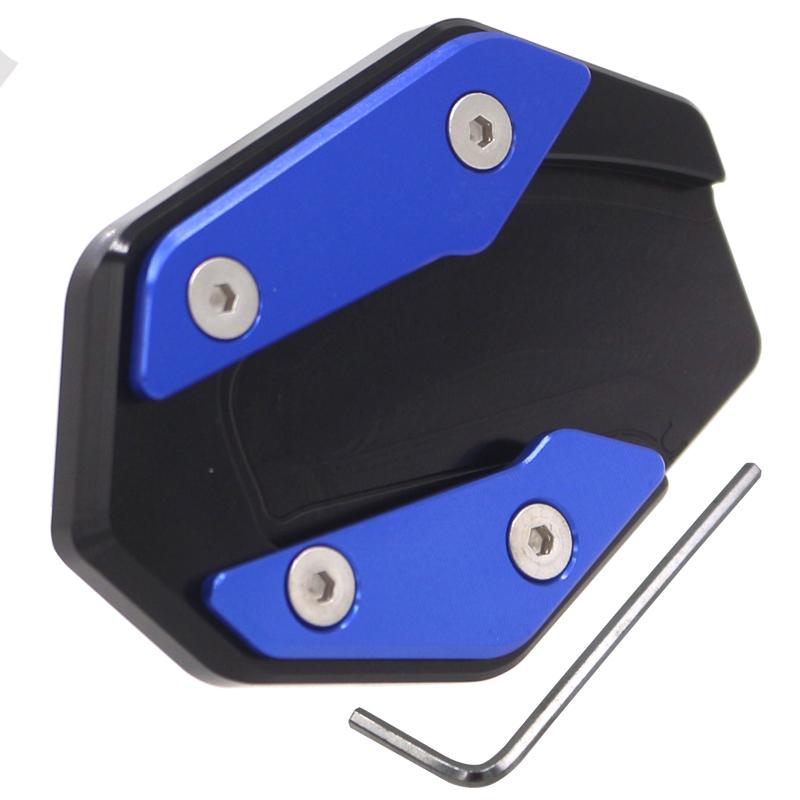 Motocicleta para yamaha YZF-R3 MT-03 YZF-R25 acessórios yzf r3 r25 mt 03 kickstand pé suporte lateral extensão almofada suporte